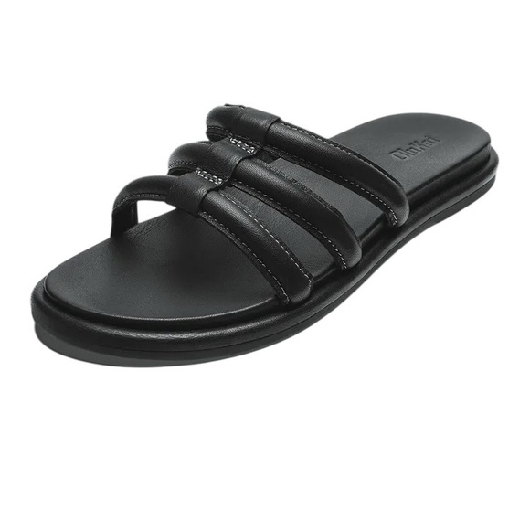 New Olukai Black Tiare Slide Sandals Size 9 NWT - Picture 8 of 15